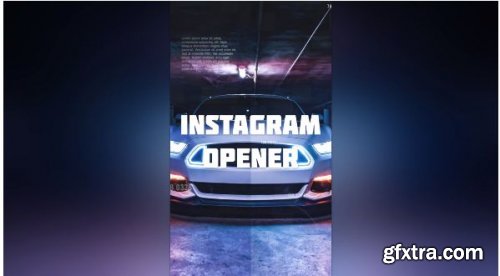 Modern Instagram Opener - Premiere Pro Templates 203967