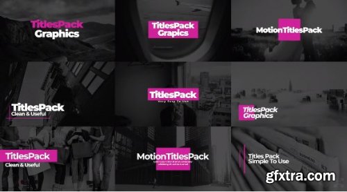 Motion Titles Pack 203734