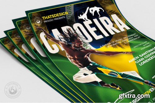 Capoeira Flyer Template