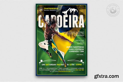 Capoeira Flyer Template