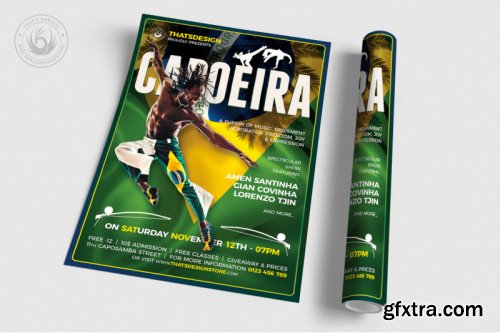 Capoeira Flyer Template