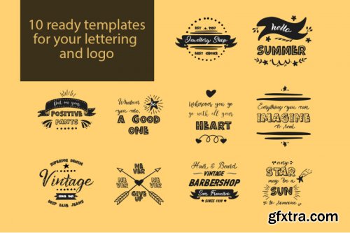 CreativeMarket - Lettering box Creative collection 3621961