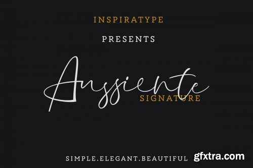 CreativeMarket - Aussiente Signature - Script 3495780