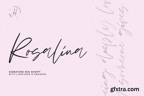 CreativeMarket - ROSALINA SVG SCRIPT 3632029