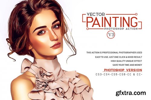 Vector Painting Photoshop Action V3