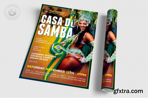 Samba Flyer Template