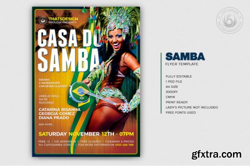 Samba Flyer Template