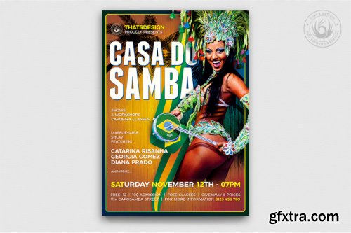 Samba Flyer Template