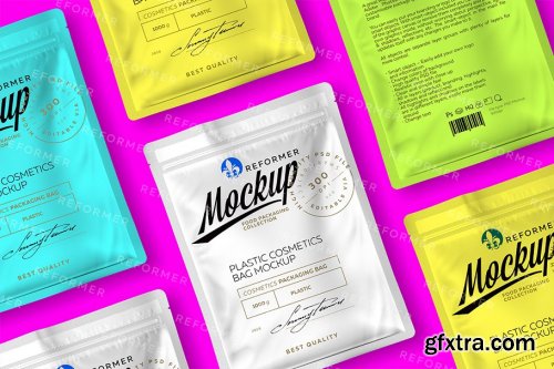 CreativeMarket - Cosmetics Bag 2 Mock-ups Files 2285632