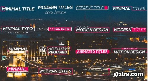 Creative Titles - Premiere Pro Templates 205802