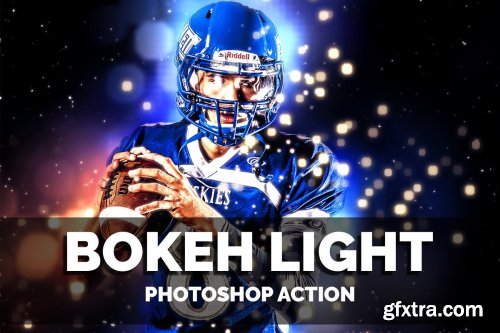 CreativeMarket - Bokeh Light Photoshop Action 3645453