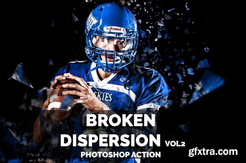 CreativeMarket - Broken Dispersion VOL2 Photoshop action 3645640