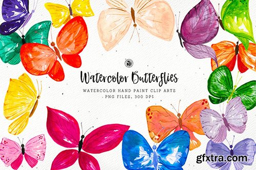 Watercolor Butterflies