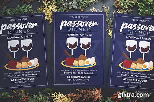 Passover Dinner Flyer