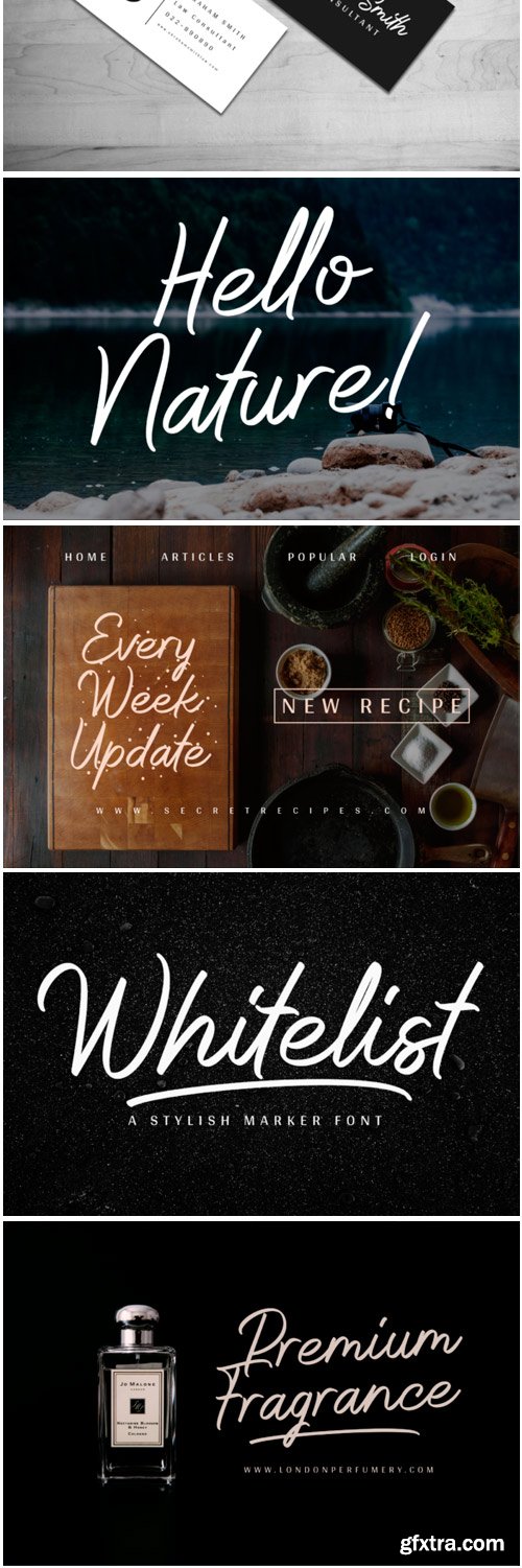 Whitelist Font