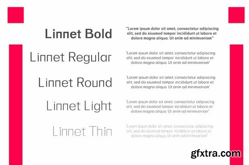 CM - Linnett Sans Serif Font Family 3654372