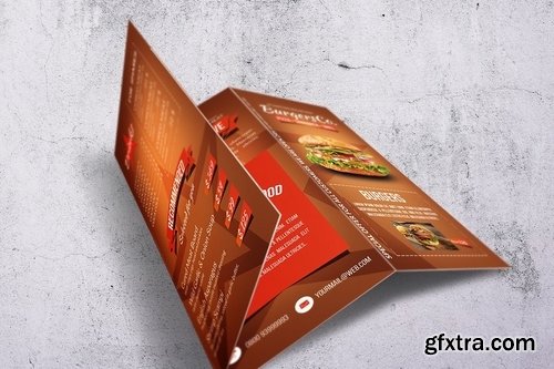 Elegant Trifold Food Menu Bundle