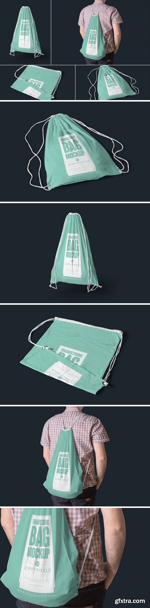 CM - Drawstring Bag Mockups 2940245