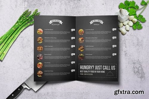 Minimal Bifold Food Menu Bundle