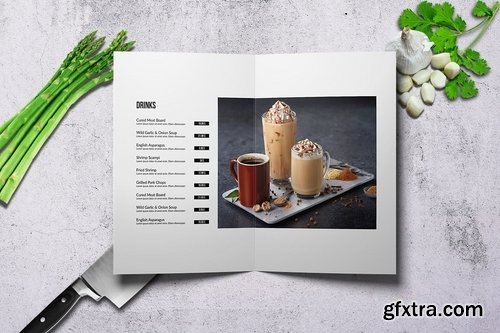 Minimal Bifold Food Menu Bundle