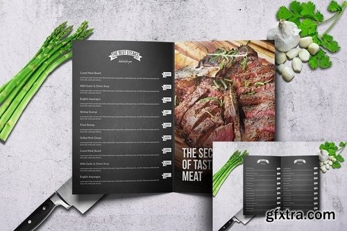 Minimal Bifold Food Menu Bundle