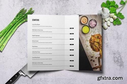 Minimal Bifold Food Menu Bundle