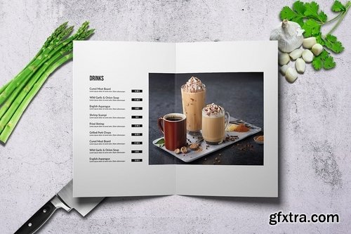 Minimal Bifold Food Menu Bundle