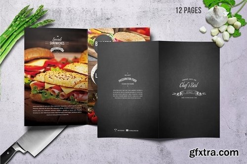 Minimal Bifold Food Menu Bundle