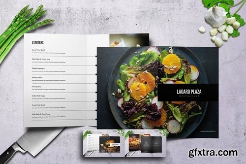 Minimal Bifold Food Menu Bundle