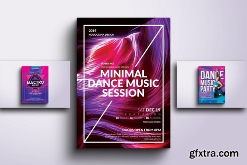 Party Dance Flyer & Poster Bundle