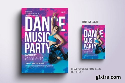 Party Dance Flyer & Poster Bundle