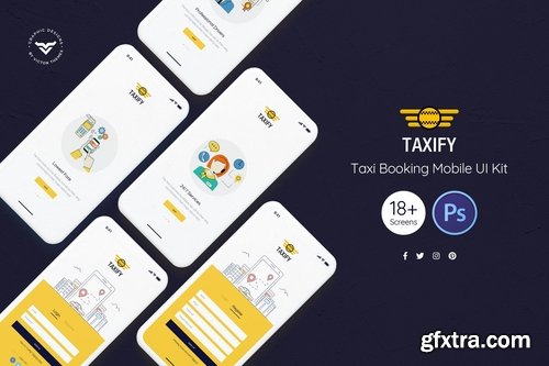 Taxi Booking App UI Kit