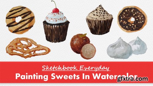 Painting Sweet Treats in Watercolor