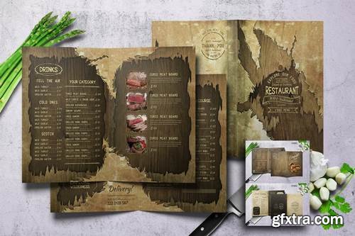 Vintage Bifld Food Menu Bundle