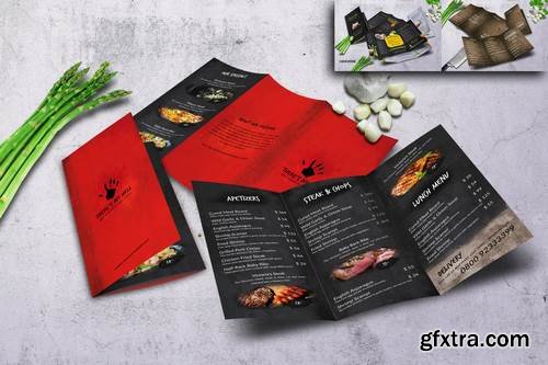 Retro Vintage Trifold Menu Bundle