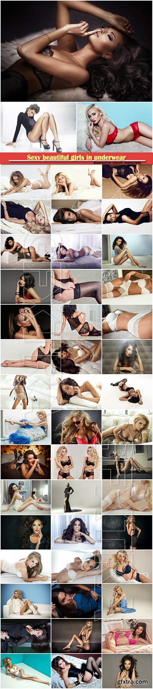 Sexy beautiful girls in underwear # 5