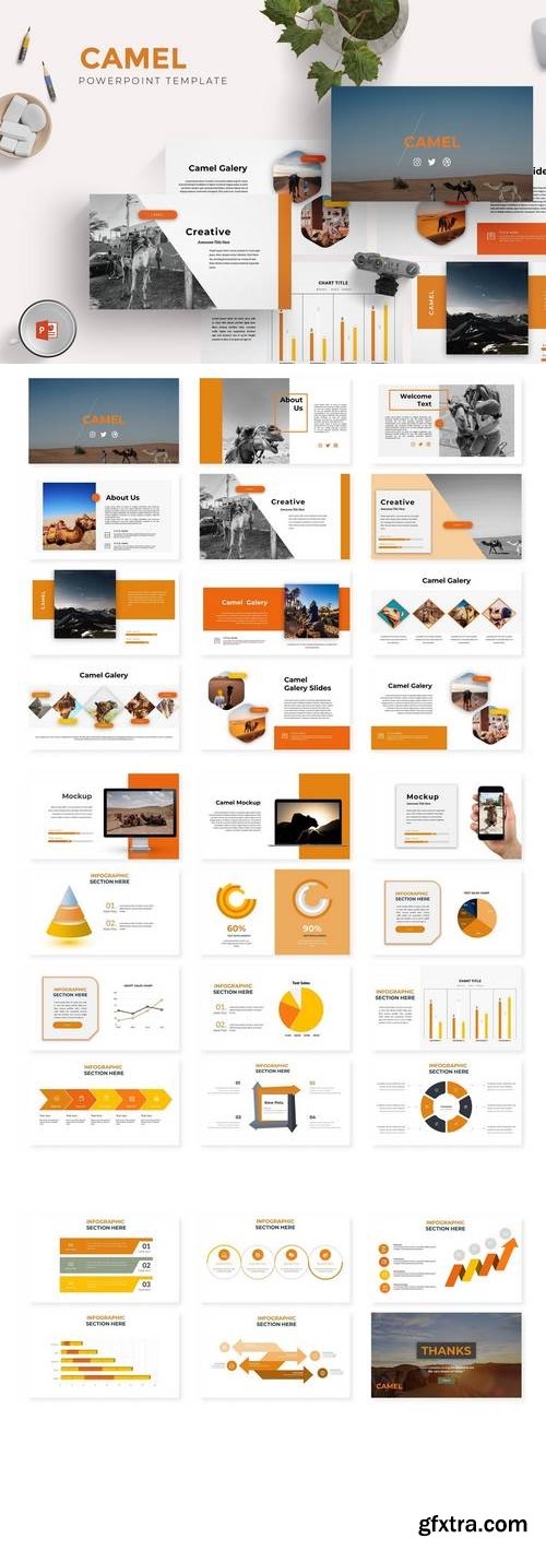 Camel - Powerpoint, Keynote, Google Slides Templates