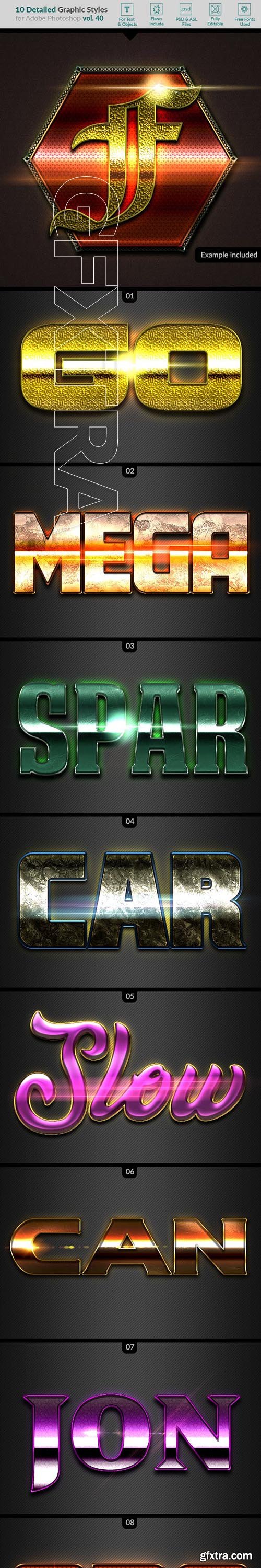 GraphicRiver - 10 Text Effects Vol 40 23504095
