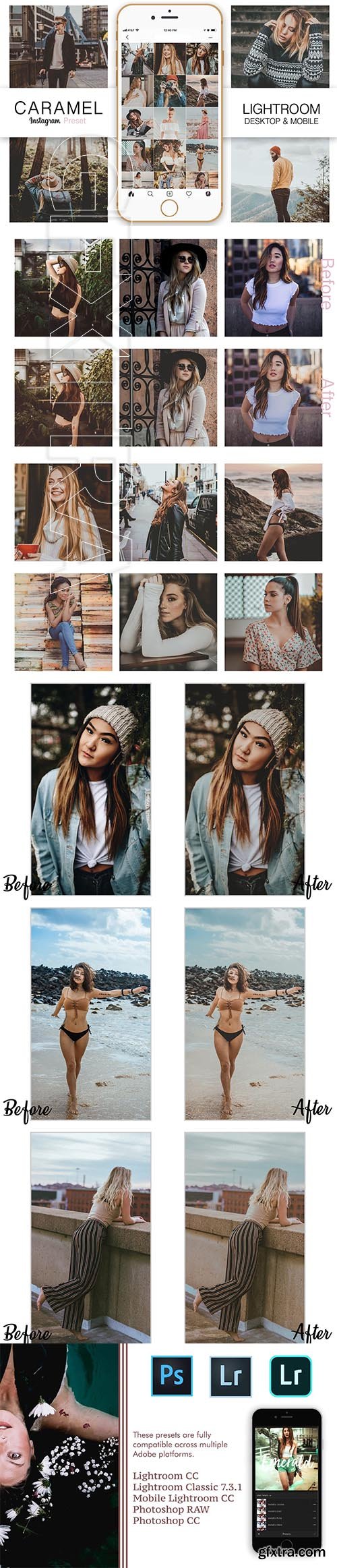 CreativeMarket - Caramel Instagram Blogger Preset 3429771