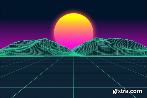 CM - Retrowave Space OTF Vaporwave Font 3657275