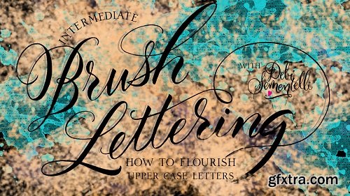 Intermediate Brush Lettering: How to Flourish Upper Case Letters (Updated)