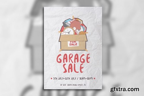 Vintage Garage Sale Flyer