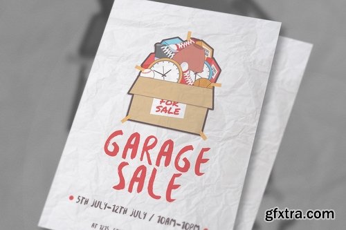 Vintage Garage Sale Flyer