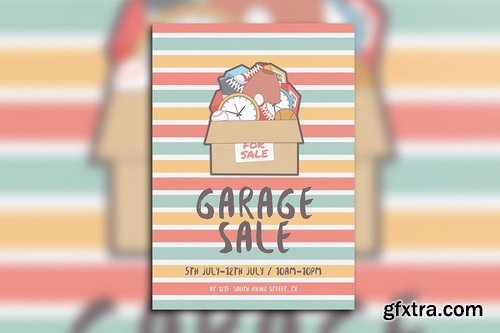 Vintage Garage Sale Flyer