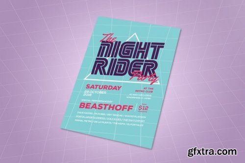 Retro Music Flyer