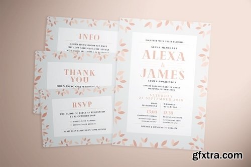 Simple Flower Wedding Suite