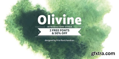 Olivine Font Family - 42 Fonts