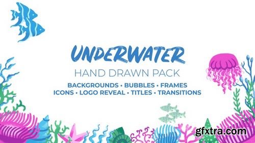MotionArray Underwater. Hand Drawn Pack 205450