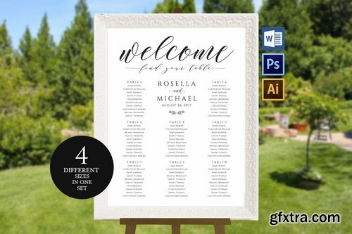 Wedding Seating Chart Pack