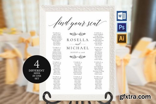 Wedding Seating Chart Pack